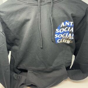 Anti Social Social Club Black and Blue Sweater